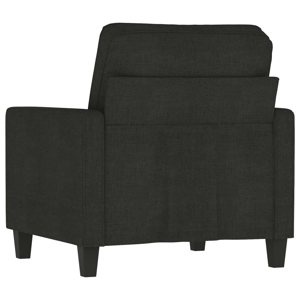 Poltrona Nera 60 Cm In Tessuto - Image 4
