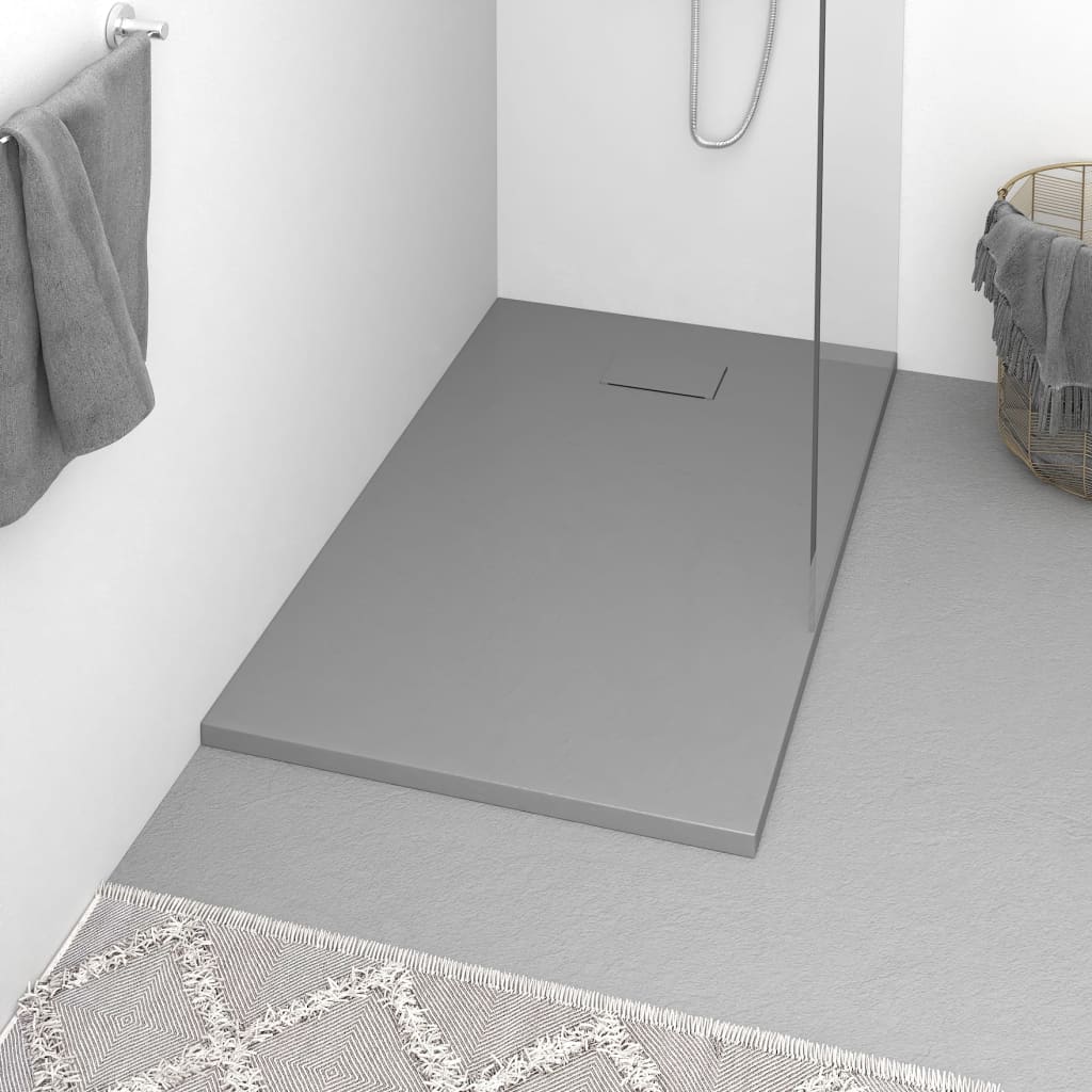 Piatto Doccia In Smc Grigio 120x70 cm
