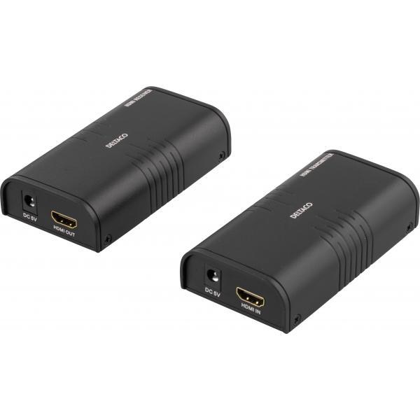 Deltaco HdmI-221 Moltiplicatore Av Trasmettitore E Ricevitore Av Nero (deltaco HdmI-221 - Video/audio Ekspand)