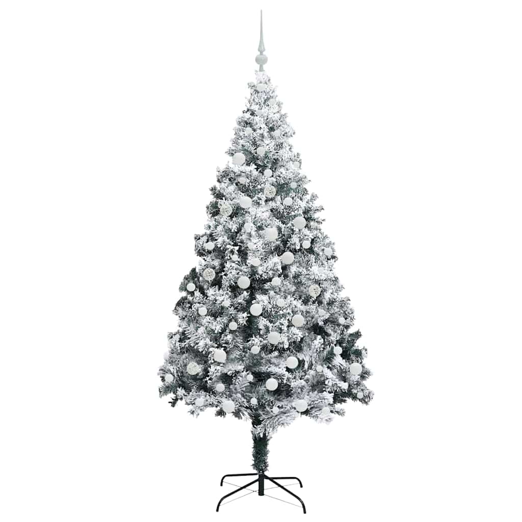 Albero Di Natale Artificiale Con 300 Led Bianco 180 cm - Image 4