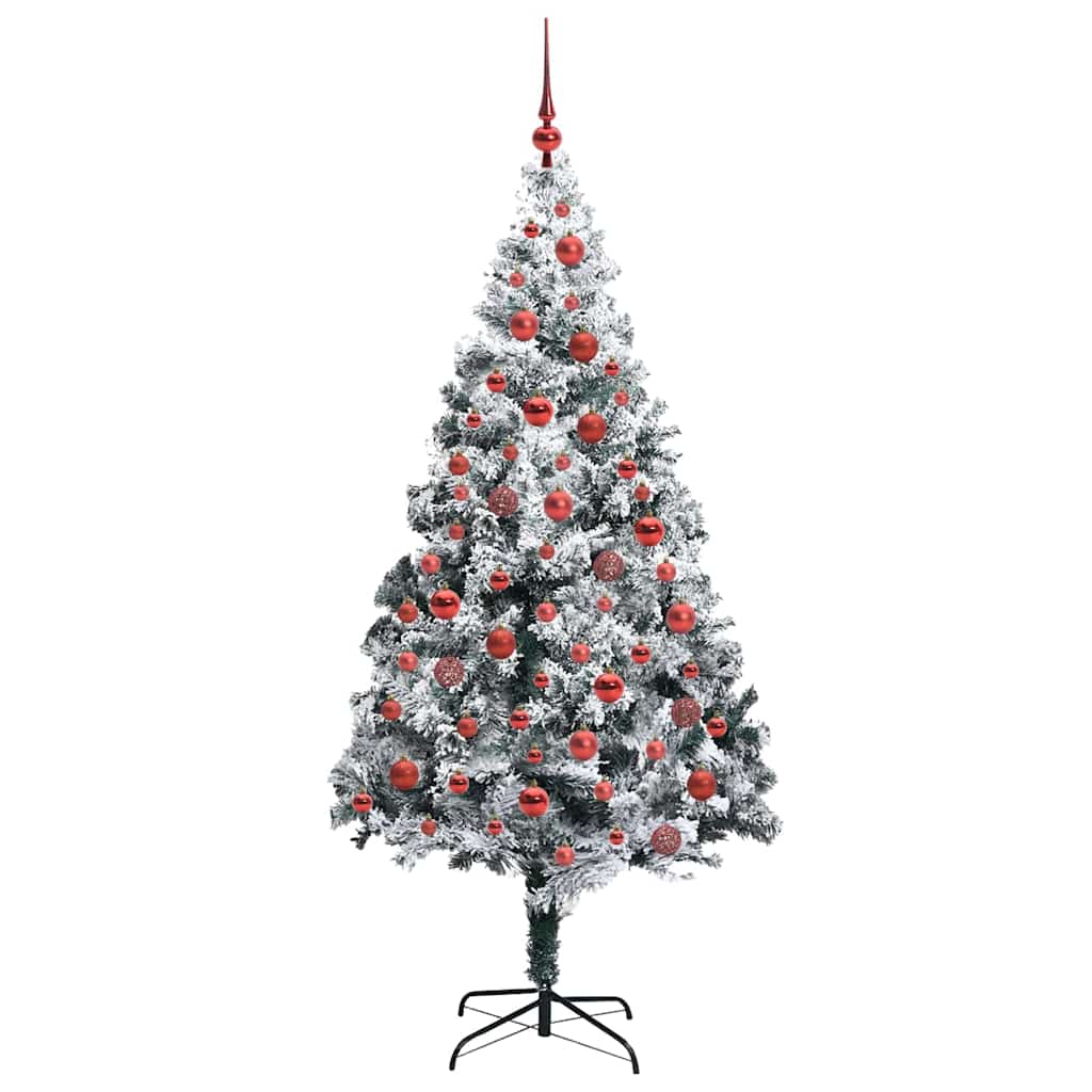 Albero Di Natale Artificiale Con 300 Led Bianco 180 cm - Image 4