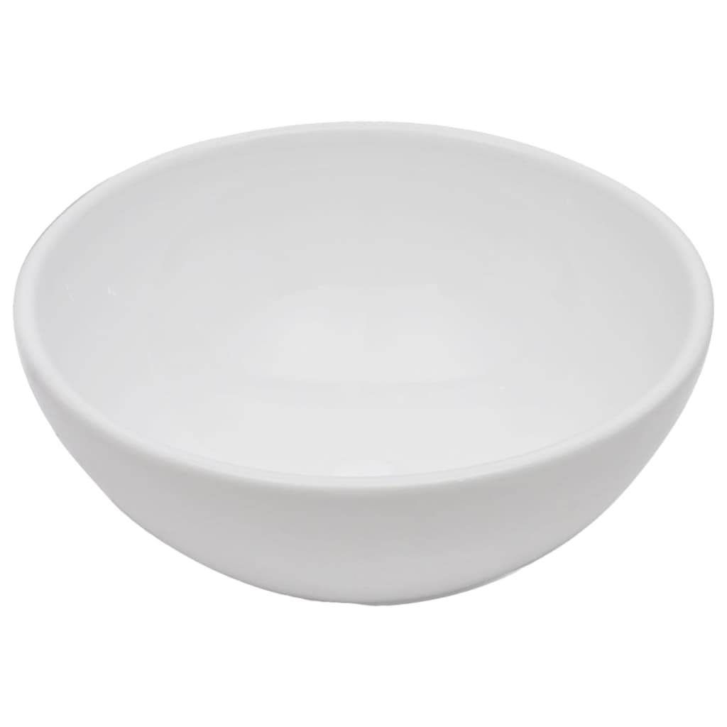 Set Mobili Da Bagno 2 Pz Ceramica Bianco - Image 3