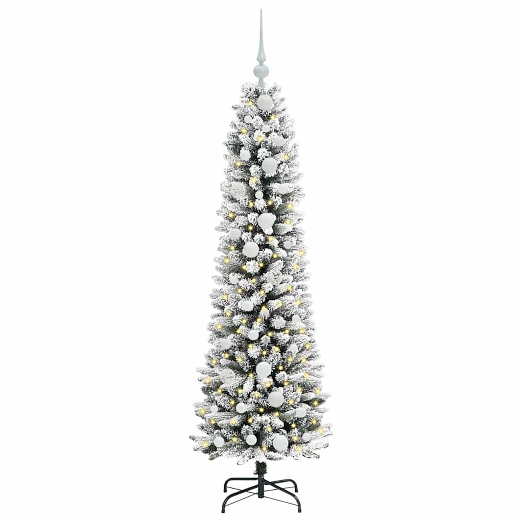 Albero Di Natale Artificiale Con 150 Led Bianco 150 cm - Image 3