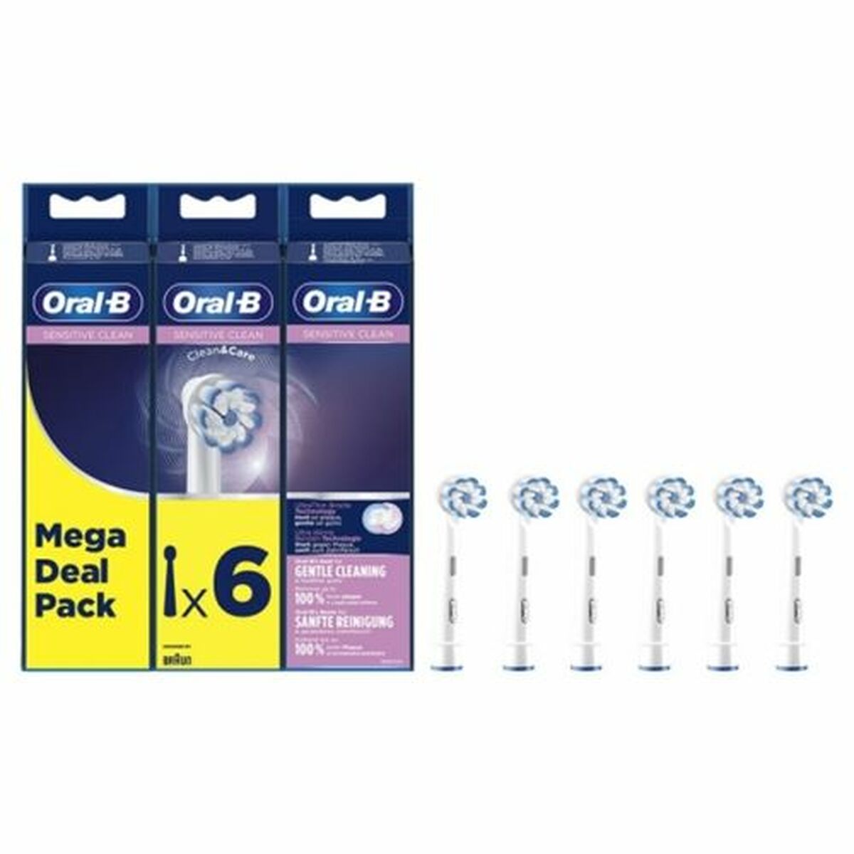 Ricambio Per Spazzolino Da Denti Elettrico OraL-B Eb60 6 Sensitive