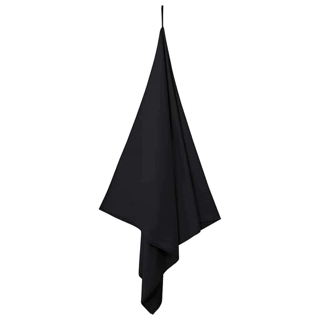 Asciugamani Sportivi 2 Pcs Nero 180 X 90 cm - Image 3