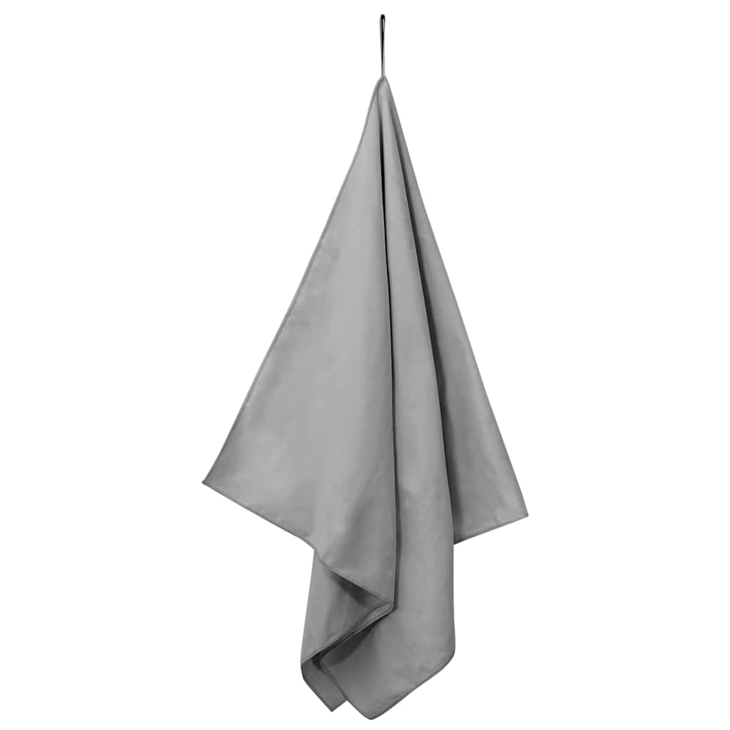 Asciugamani Sportivi 2 Pcs Grigio Scuro 140 X 70 cm - Image 3