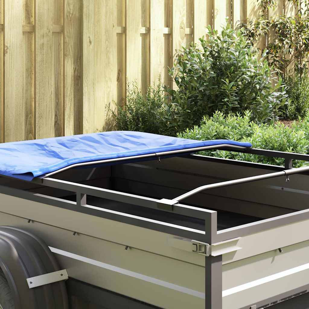 Adatto Per Supporto Per Telo Piatto 3 Pcs Argento 100-145 cm - Image 4