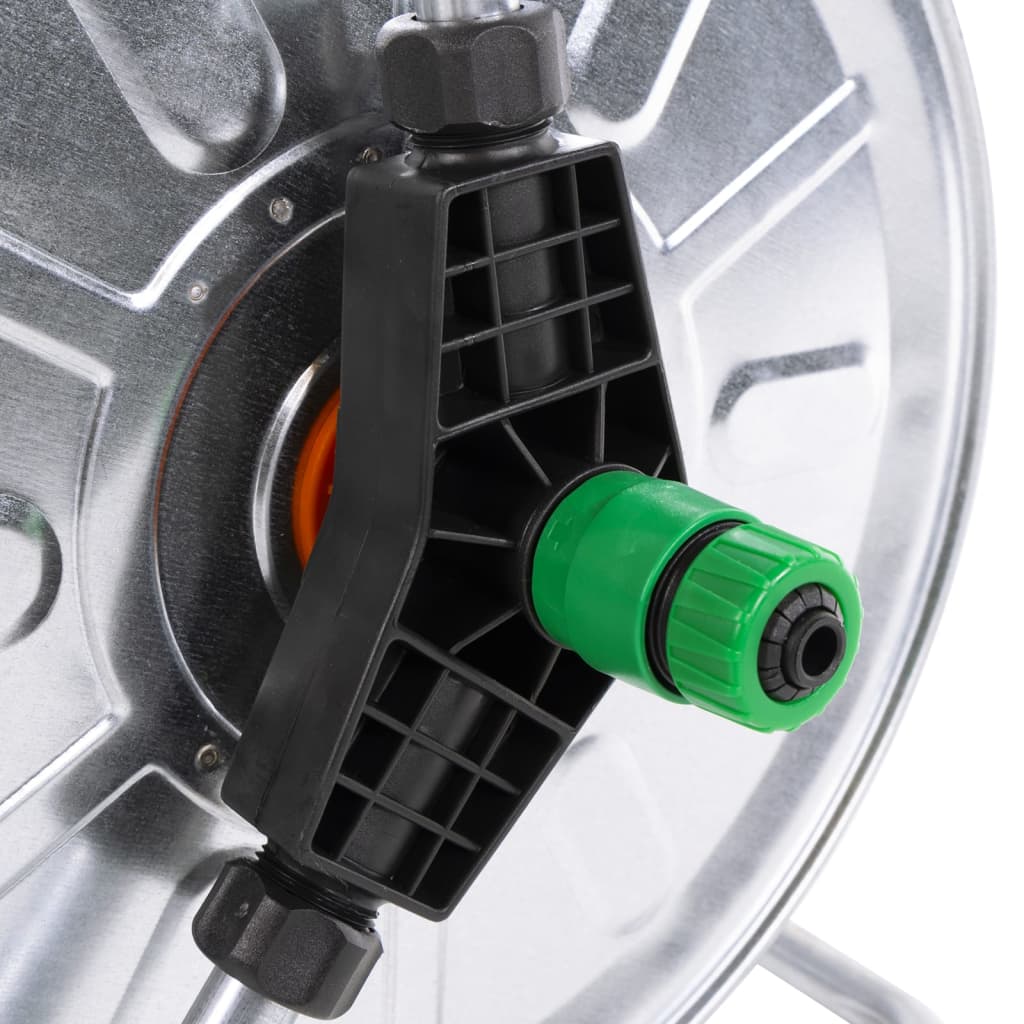 Avvolgitubo A Parete Per Tubo 50 M 1/2" In Acciaio - Image 5