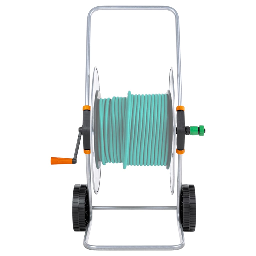 Carrello Avvolgitubo Per Tubo Flessibile 110 M 1/2" O 80 M 3/4"