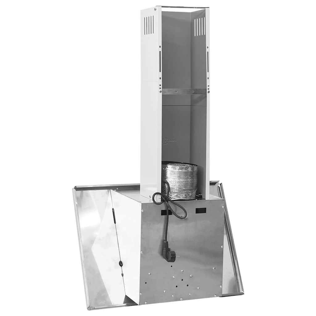 Cappa A Parete 60 Cm In Acciaio Inox E Vetro Temperato Argento - Image 5