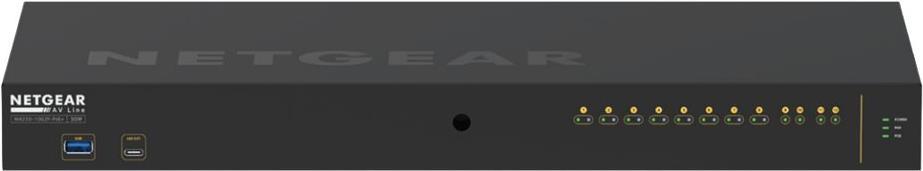 Netgear M4250 12-Port Av Line Poe+ Switch 125w 2x1g 2xsfp Managed Switch (gsm4212P-100eus)