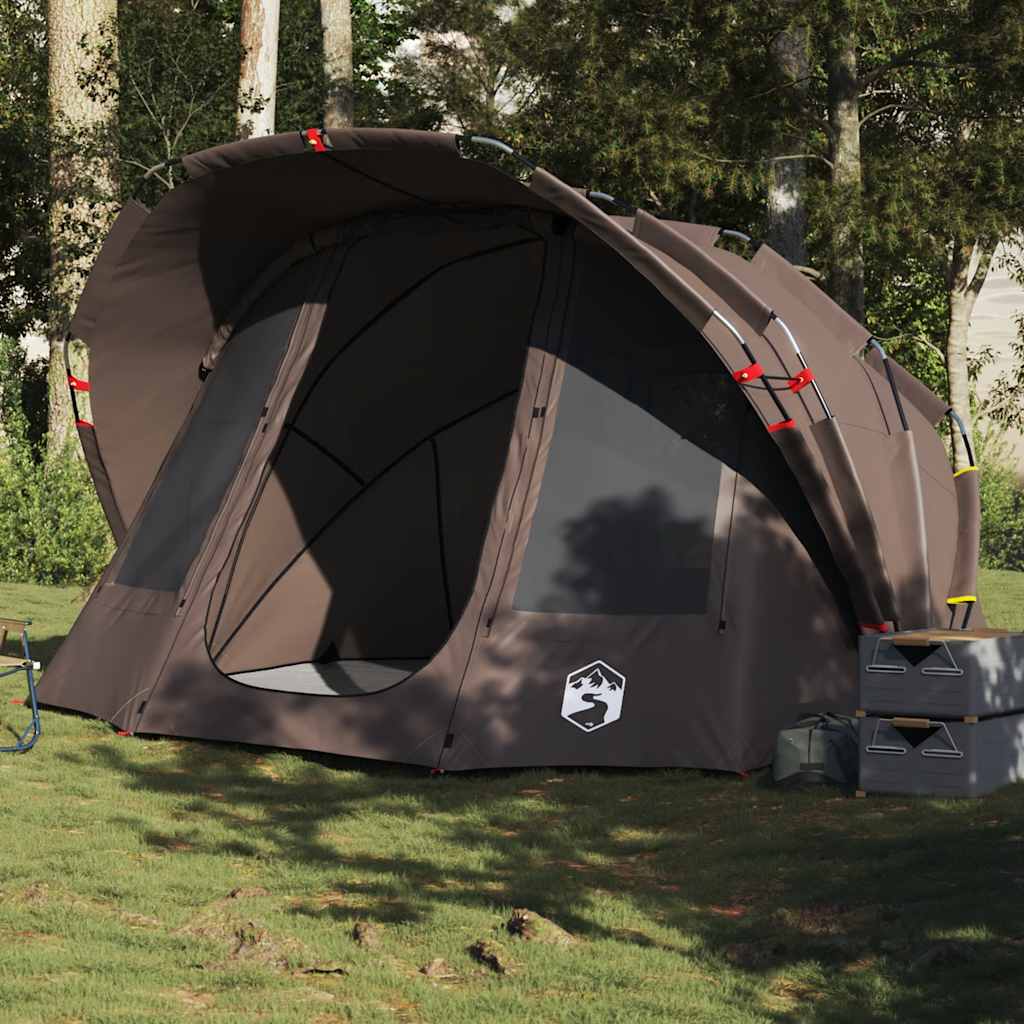 Tenda Da Pesca Per 5 Persone Marrone Impermeabile