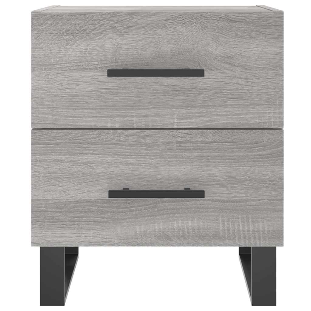 Comodini 2 Pz Grigio Sonoma 40x35x47,5 Cm In Legno Multistrato - Image 5