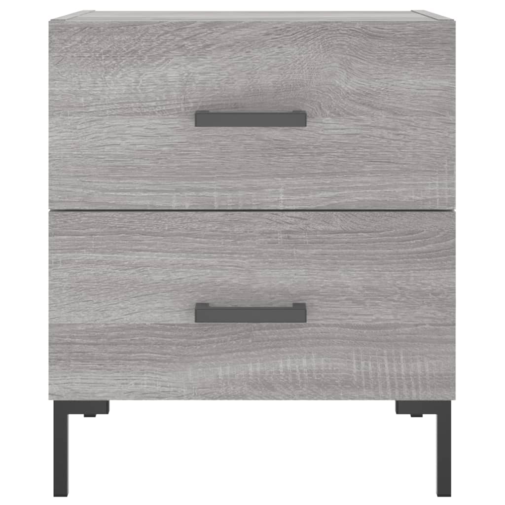 Comodini 2 Pz Grigio Sonoma 40x35x47,5 Cm In Legno Multistrato - Image 5