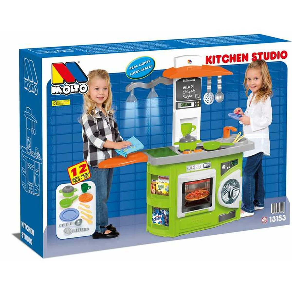 Cucina Giocattolo Moltó K Kitchen Studio 80 X 28 X 82 Cm 13153