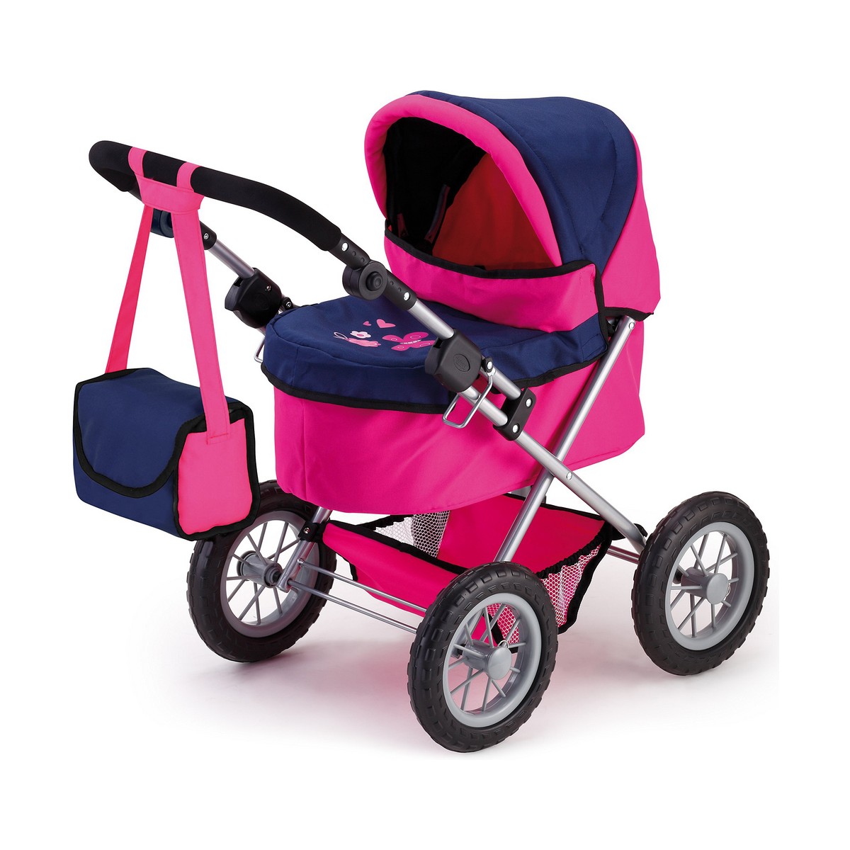 Carrozzina Per Bambole Reig Trendy Classic Fucsia 45 cm