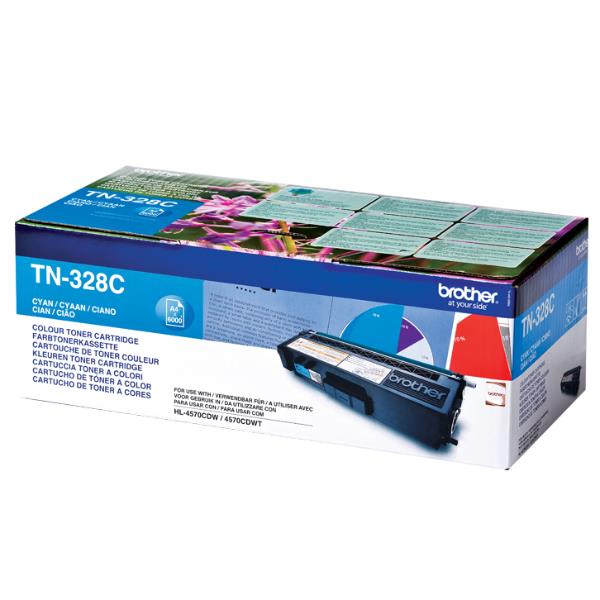 Brother Tn328c - Ciano - Originale - Cartuccia Toner