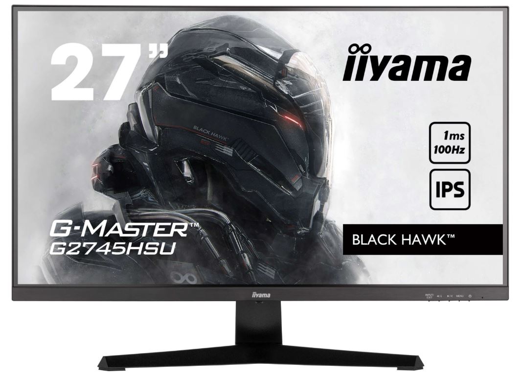Iiyama G-Master G2745hsU-B2 68.5cm (27")  Flachbildschirm (tft/lcd) - 16:9 Hdmi+dp+2xusb Ips - Black Hawk (g2745hsU-B2)