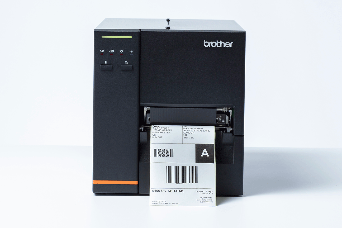 Brother TJ-4020tn Industrial Label Printer - Etikettendrucker - Td/tt - Rolle (12 Cm) - 203 Dpi - Bis Zu 254 Mm/sek. - Usb 2.0, Lan, Seriell, UsB-Host