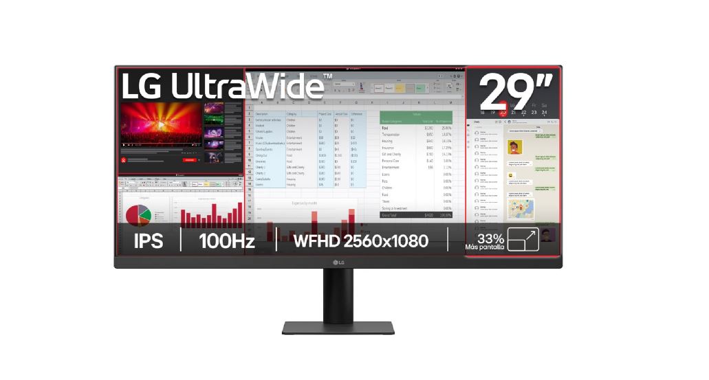 Lg Monitor 29u511A-B 29u511ab 29u511A-B.aeu - 29 Zoll Ultrawide 21:9 Wfhd (2.560 X 1.080) IpS-Display - Flachbildschirm (tft/lcd) - 73,7 Cm [energiek