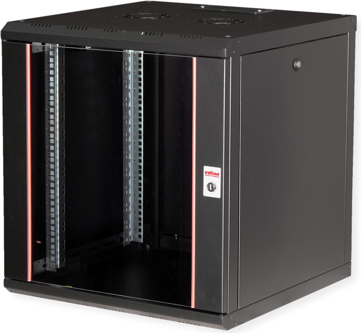 Roline 19 Zoll Wandgehäuse Pro 12 He 600x600 Bxt Schwarz - Wandgehäuse (26.21.0005)