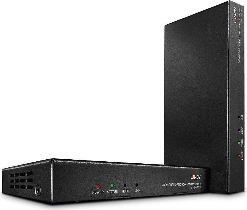 Lindy Fibre Optic Hdmi 2.0 18g & Ir Extender - Erweiterung Für Video/audio - Hdmi - Bis Zu 300 M