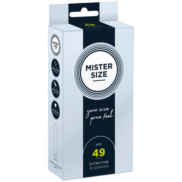 Preservativi Mister Size Pure Feel Extra Thin Extra sottili