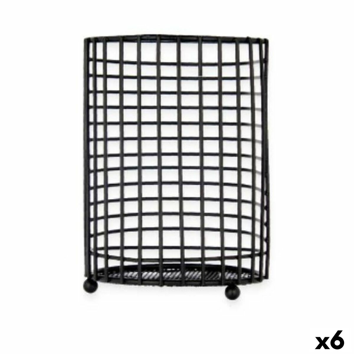 Contenitore per Utensili da Cucina Kinvara Metallo 11,3 x 16 x 11,3 cm (6 Unità)