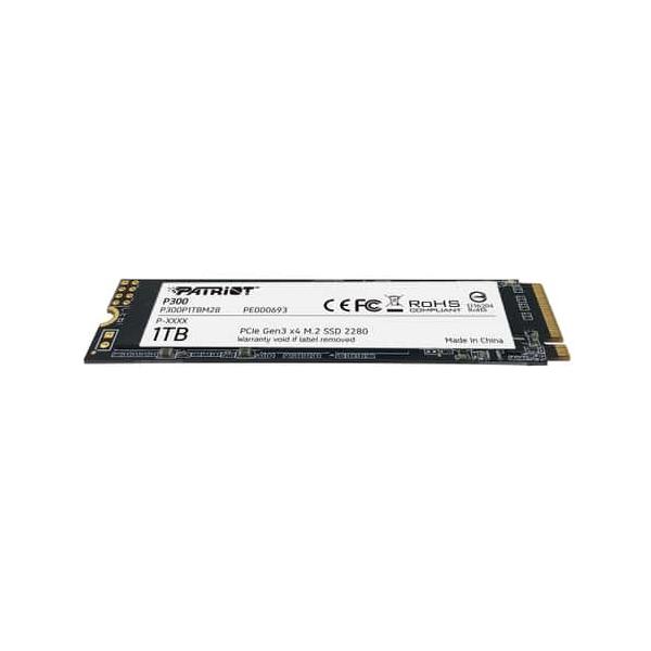 Patriot Ssd Interno P300 1tb M.2 Pcie R/w 2100/1650 Gen 3x4