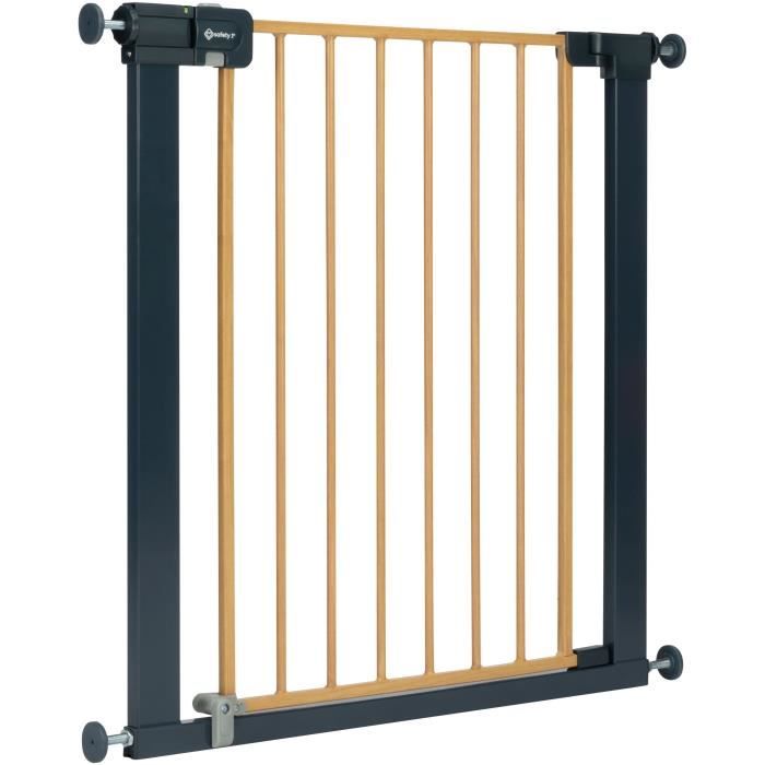 Puerta De Seguridad Infantil Safety 1st Easy Close, Efecto Madera, 73-80 Cm (máx. 136 Cm)