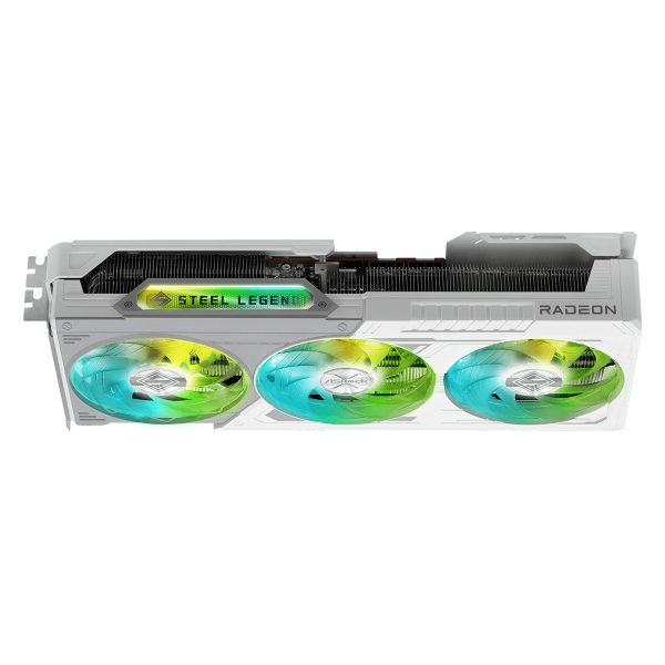 Asrock Steel Legend Radeon Rx 9070 Oc Amd 16 Gb Gddr6 (asrock Rx9070 Steel Legend 16gb Oc, Pcie5, 16gb Ddr6, Hdmi, 3 Dp, 2700mhz Clock, Rgb Lighting, - Image 4