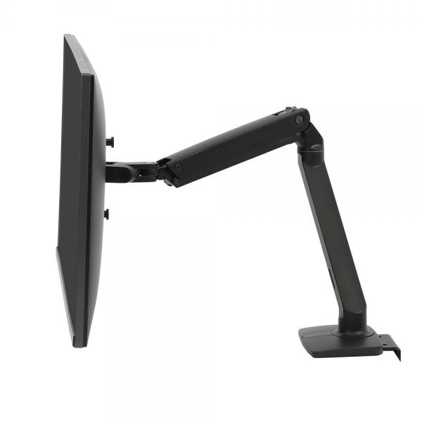 Ergotron Mxv Series 45-508-224 Supporti A Parete Per Tv 86,4 Cm [34] Scrivania Nero (mxv Desk Monitor Arm With Under - Mount Clamp Matte Black)