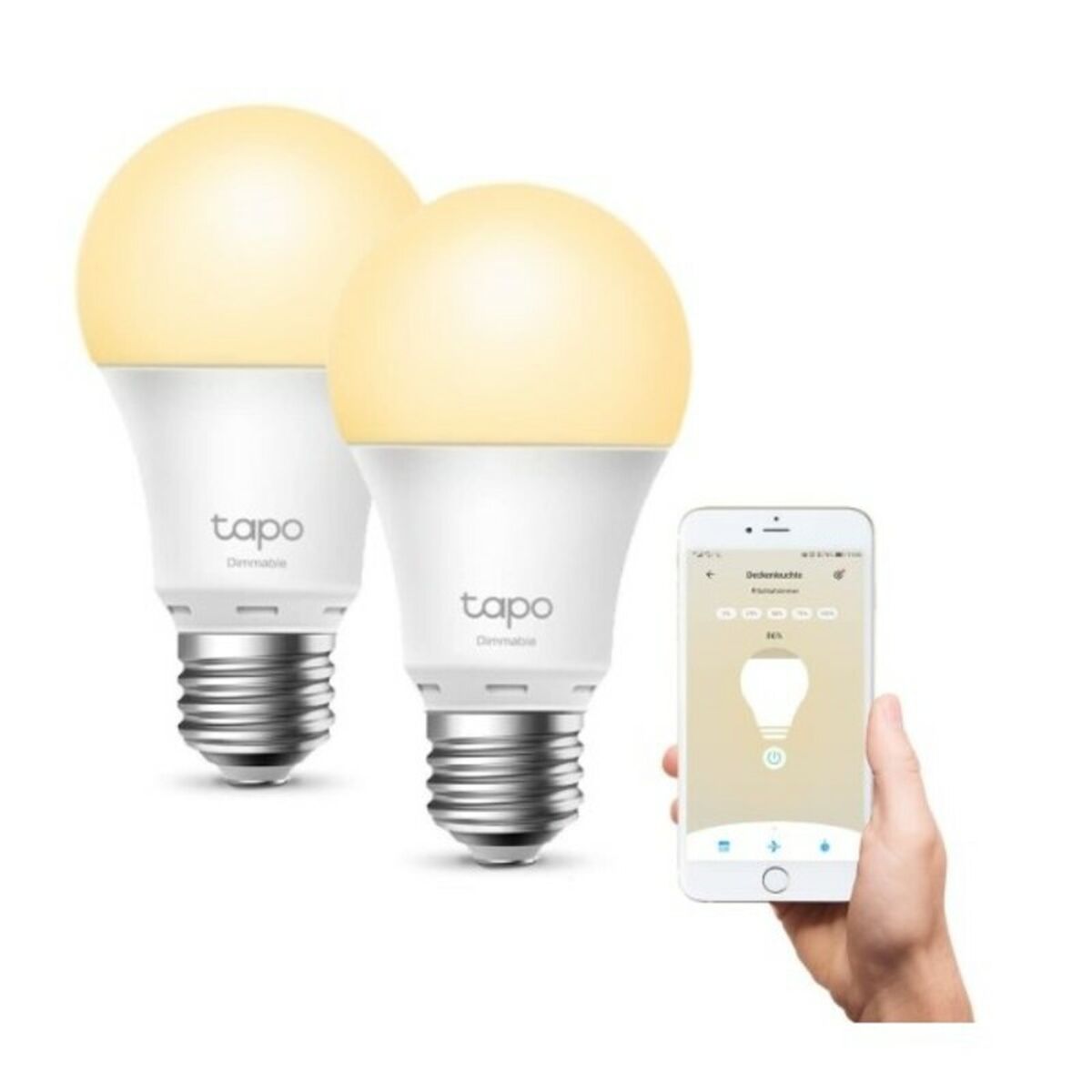 Lampadina Intelligente Led TP-Link L510e Wifi E27 8,7 W 2700k (2 Uds)