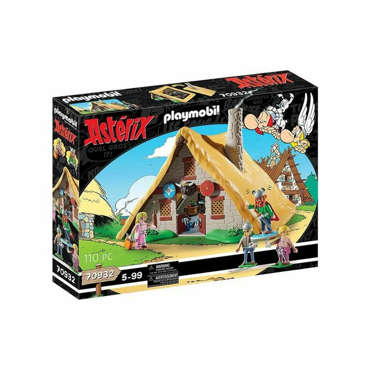 Playset Playmobil Vitalstatistix Hut Astérix 70932 (110 Pcs)