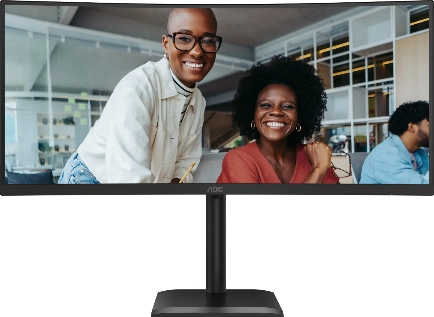 Aoc Cu34e4cv LeD-Monitor - Gebogen - Usb - 86.36 Cm (34") - 3440 X 1440 Uwqhd @ 120 Hz - Va - 3500:1 - Hdr10 - 4 Ms - 2xhdmi, Displayport, UsB-C - la