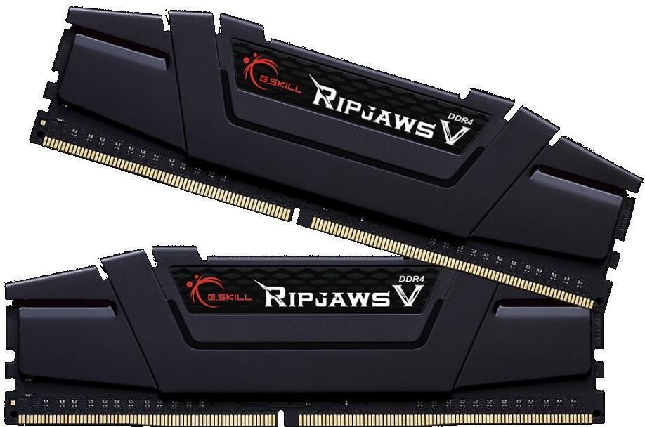 G.skill Ripjaws V - Ddr4 - 32 Gb : 2 X 16 Gb - Dimm 288-Pin - 3200 Mhz / Pc4-25600 - Cl16 - 1.35 V - Ungepuffert - NichT-Ecc - Classic Black (f4-3200