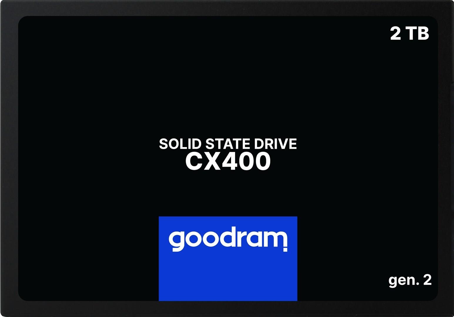 Goodram Cx400 SsdpR-Cx400-02T-G2 Internes Solid State Drive 2.5" 2,05 Tb Serial Ata Iii 3d Nand (ssdpR-Cx400-02T-G2)