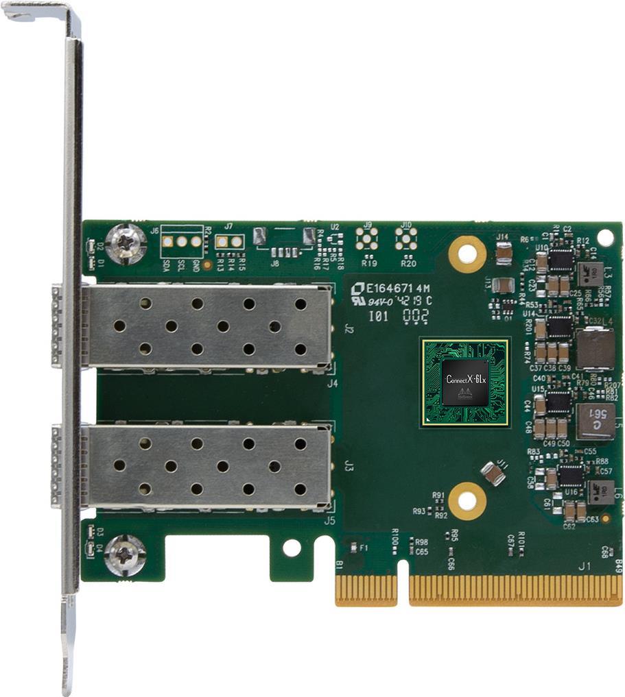 Lenovo Isg Thinksystem Mellanox ConnectX-6 Lx 10/25gbe Sfp28 2-Port Pcie Ethernet Adapter (4xc7a62580)