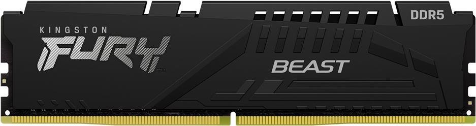 Kingston Fury Beast - Ddr5 - Modul - 32 Gb - Dimm 288-Pin - 2800 Mhz / Pc5-44800 - Cl40 - 1.25 V - Ungepuffert - ON-Die Ecc (kf556c40bB-32)