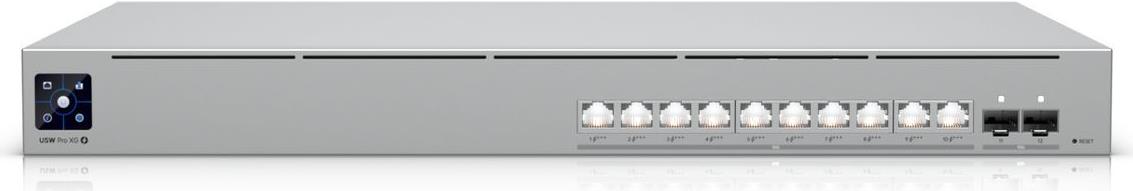 Ubiquiti 1u, ProfessionaL-Grade Etherlightingt Poe+++ Switch With (10) 10 Gbe And (2) 10g Sfp+ Ports. (usW-PrO-XG-10-Poe)