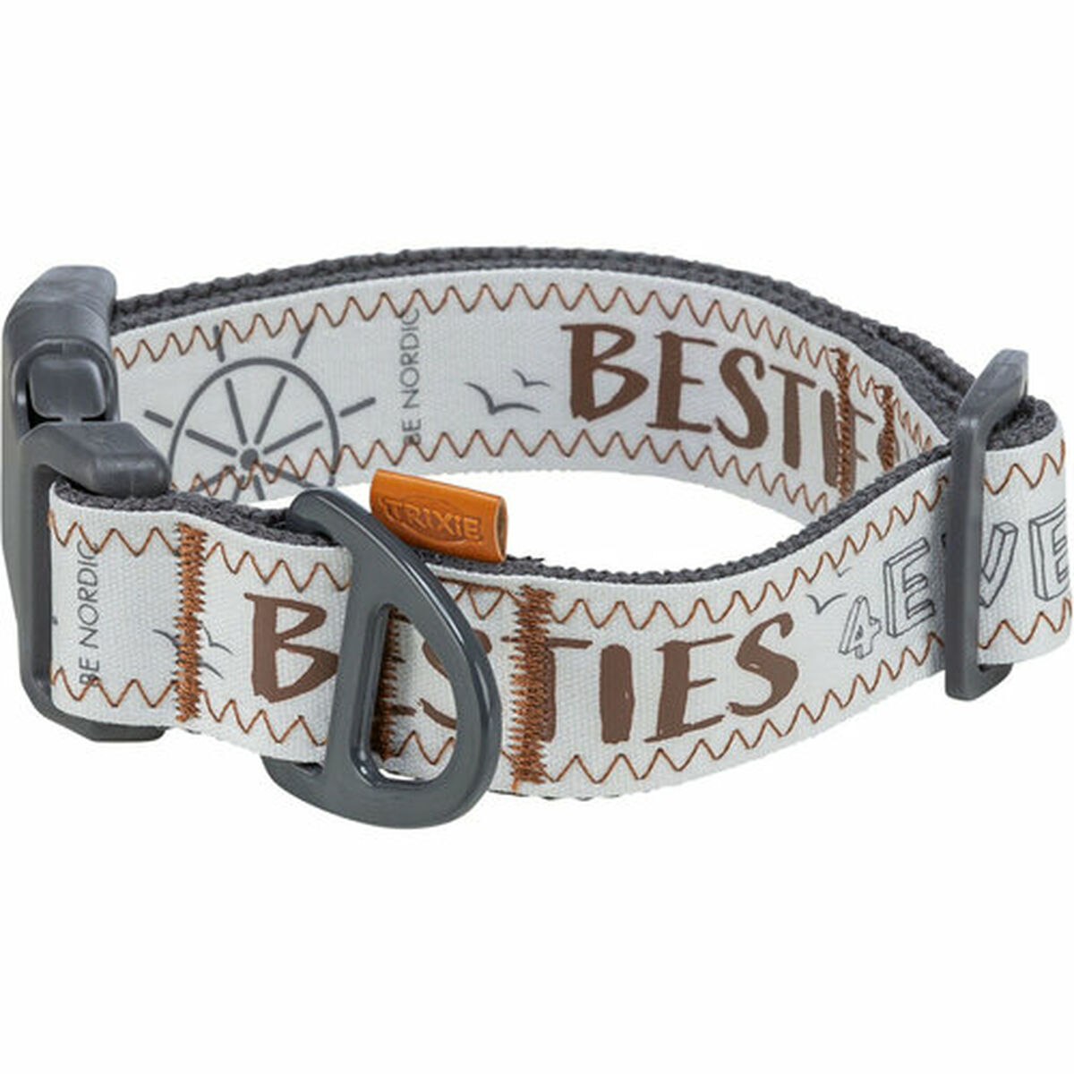 Collare per Cani Trixie BE NORDIC Grigio M/L 40-60 cm - Image 4