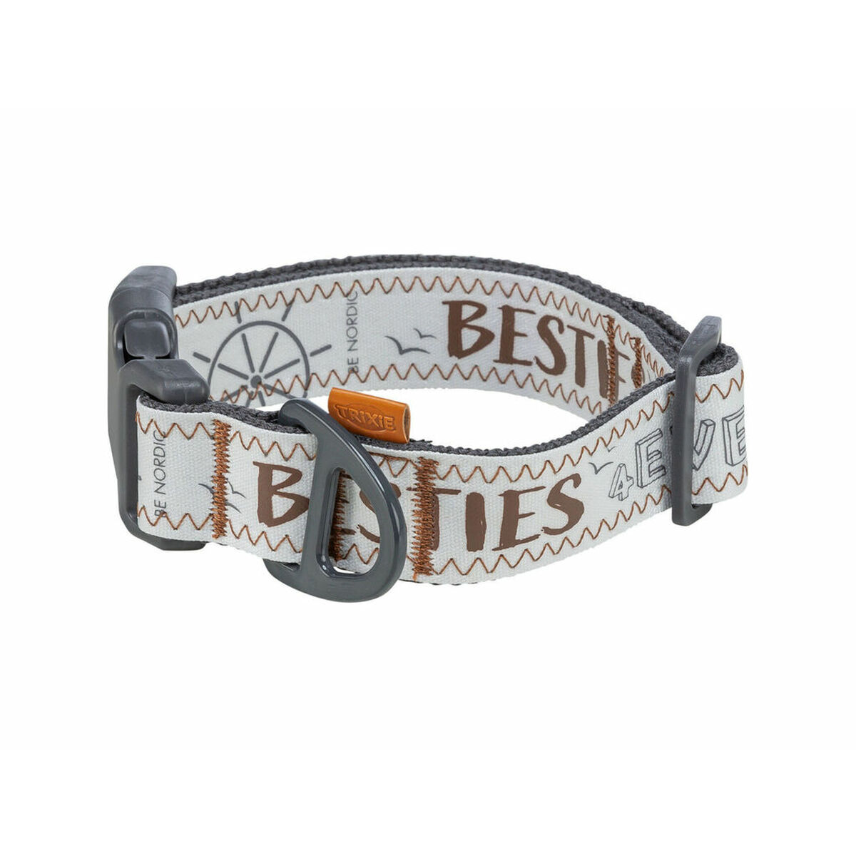 Collare per Cani Trixie BE NORDIC Grigio M/L 40-60 cm - Image 3