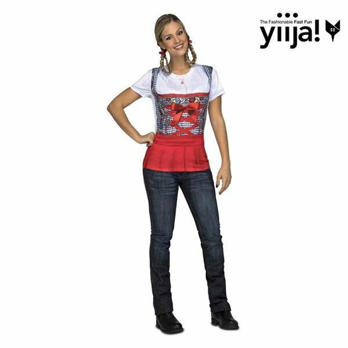 Costume per Adulti My Other Me Oktoberfest Lady Rosso Taglia:L