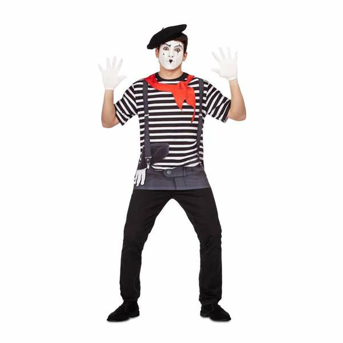 Costume per Adulti My Other Me Mime Taglia:S