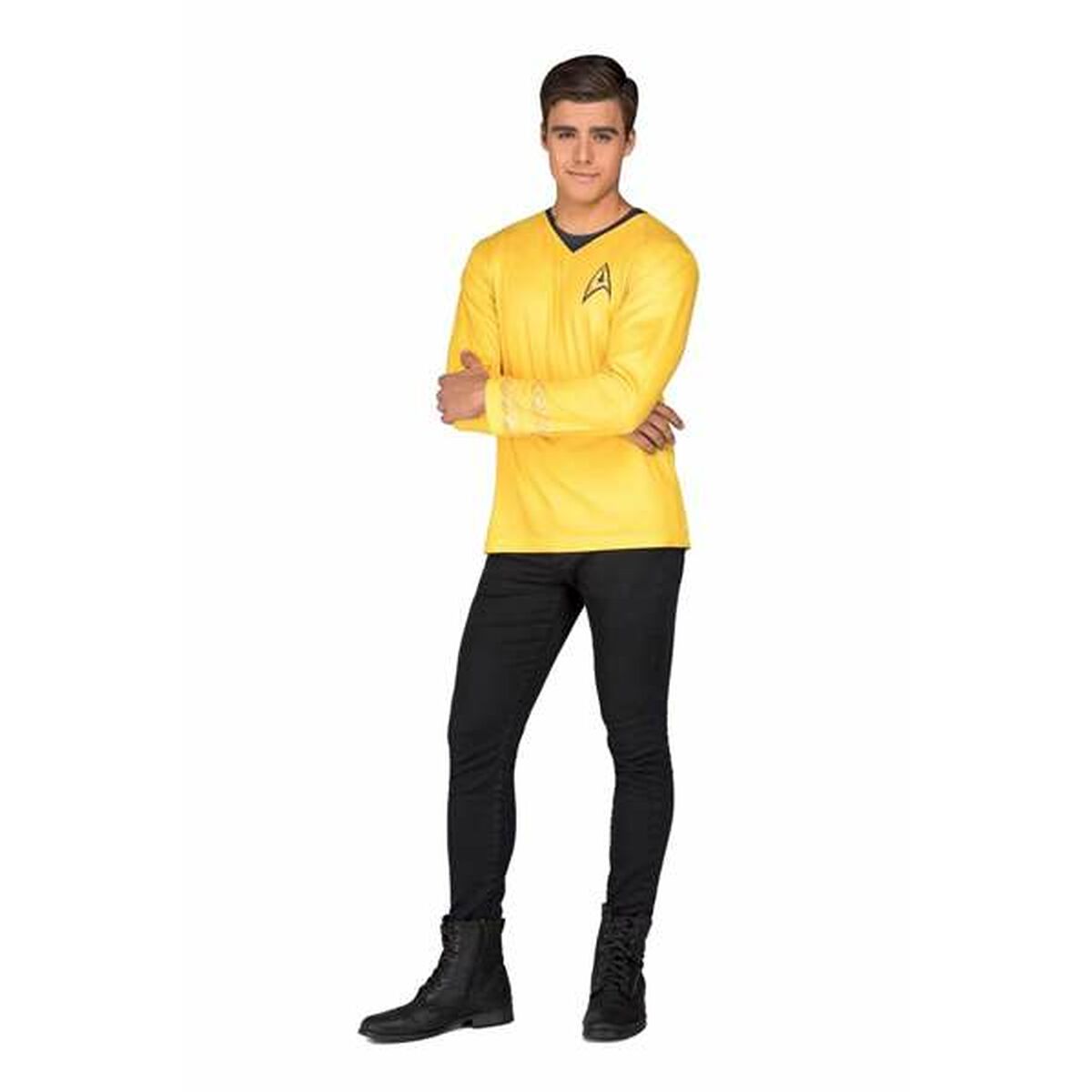 Costume per Adulti My Other Me Star Trek Kirk Giallo Maglia Taglia:S