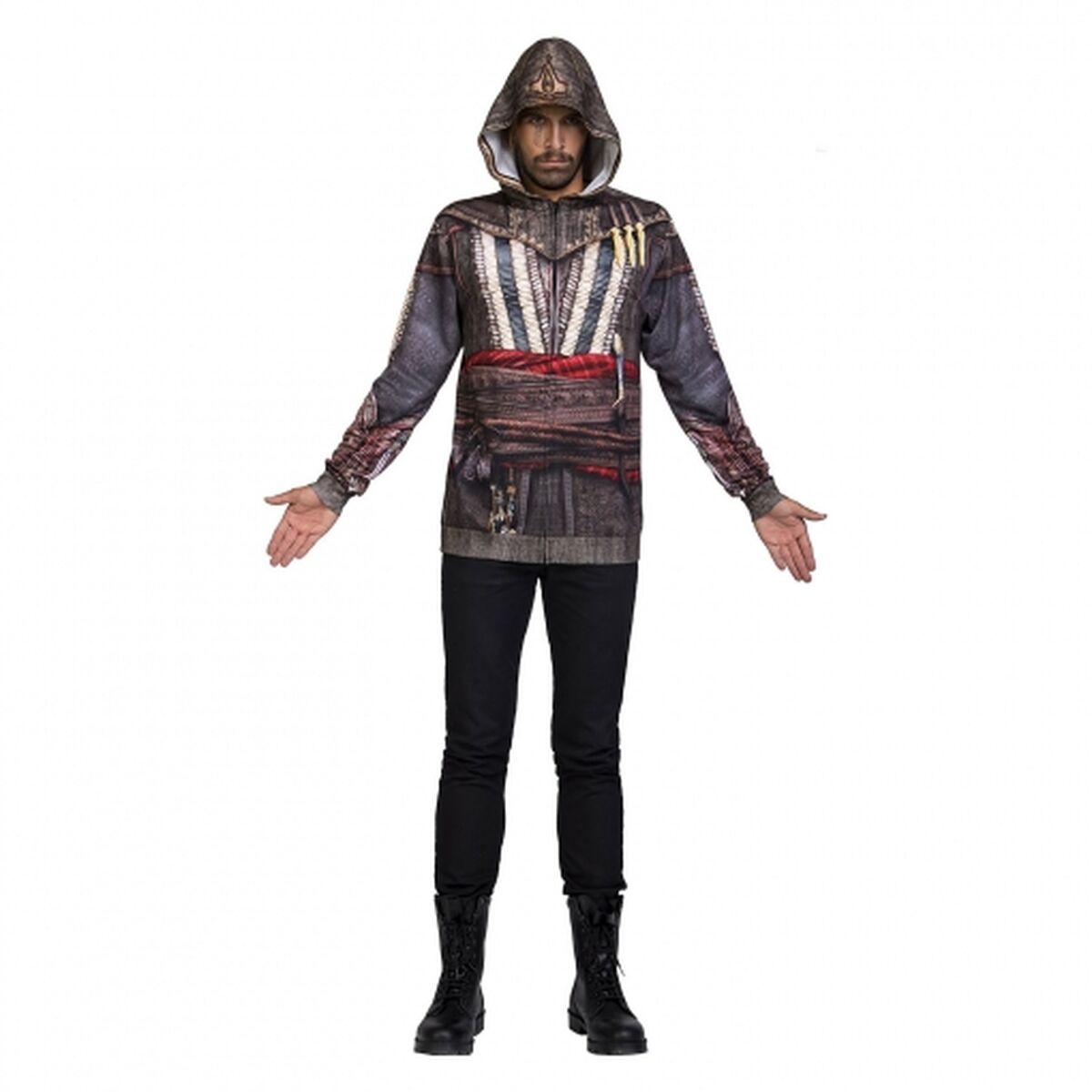 Costume per Adulti Assassin's Creed Grigio Taglia:L