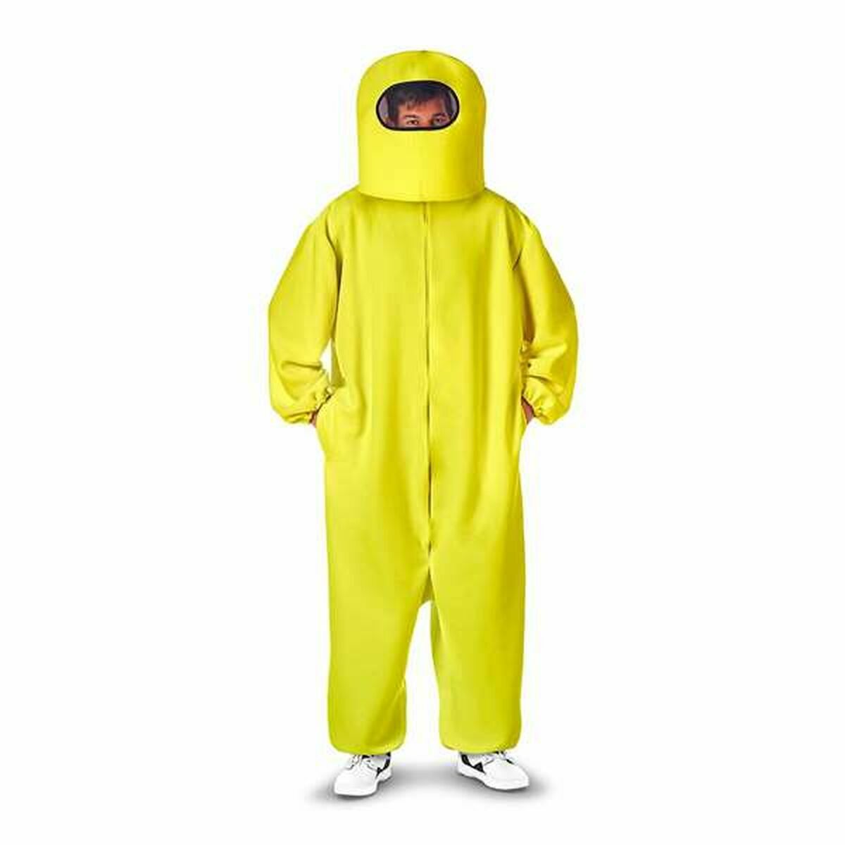 Costume per Adulti My Other Me Among Us Impostor Giallo Taglia:M