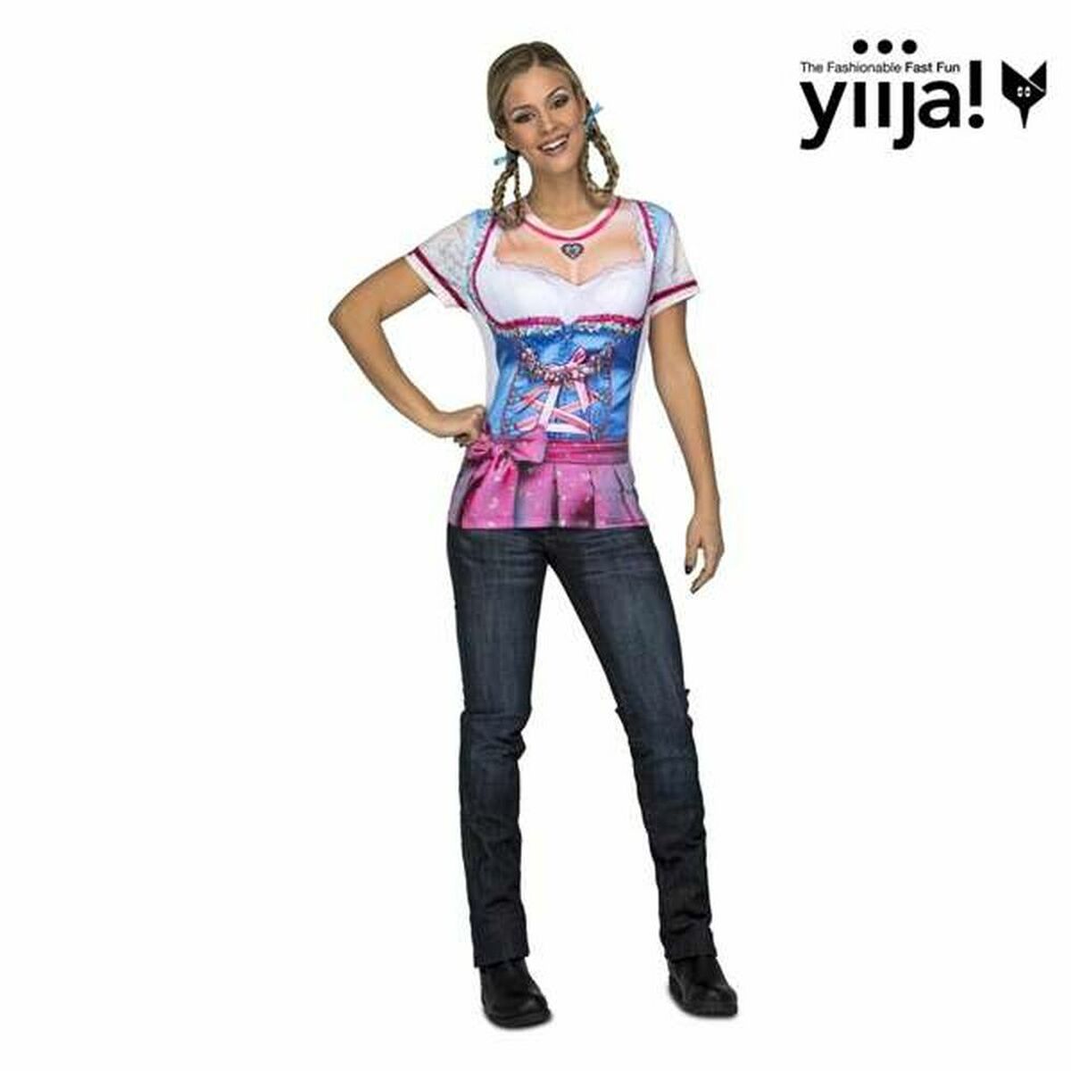 Costume per Adulti My Other Me Oktoberfest Lady Azzurro Taglia:S