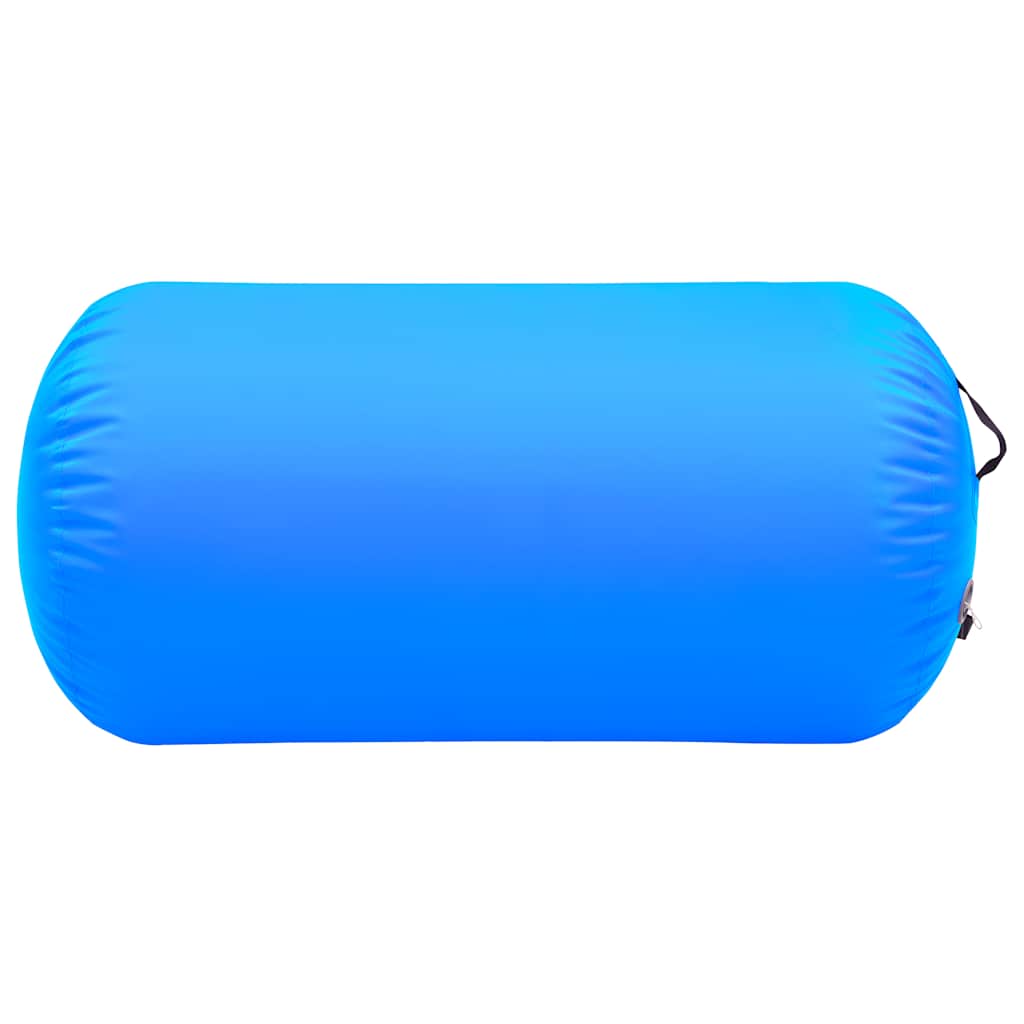 vidaXL Aufblasbare Gymnastik-Rolle mit Pumpe 120x75 cm PVC Blau - Image 3