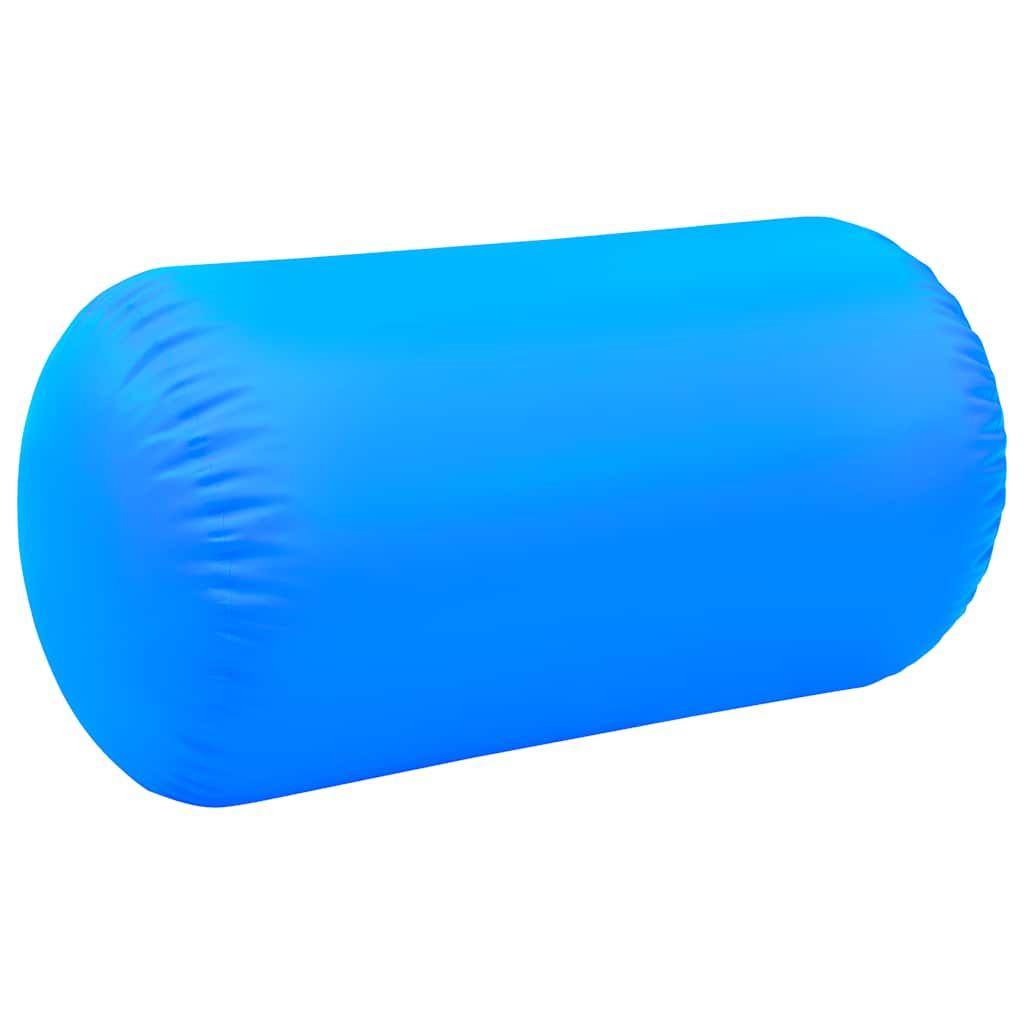vidaXL Aufblasbare Gymnastik-Rolle mit Pumpe 120x75 cm PVC Blau - Image 5